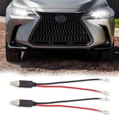 新品 Xuzimaoyi H1 LEDシングル変換配線、コネクタケーブルホルダーアダプターコン、変換配線ライン、ーター配線ヘッド、LED ヘッドライトバルブ端子と配線ハーネス