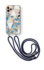 Google Pixel 8a グーグルピクセル8a スマホケース スマホショルダー かわいい 花柄 大理石 薔薇 バラ ストラップ 調節可能 152cm  カラー05のサムネイル