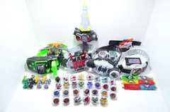 【美品】　BANDAI バンダイ　仮面ライダーW　仮面ライダー電王　仮面ライダージオウ　仮面ライダービルド　仮面ライダーウィザード　騎士竜戦隊リュウソウジャー　玩具　おもちゃ　まとめ売り