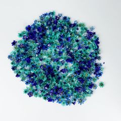 【数量限定】マルチカラー パーツ DIY ホログラム 花材 手芸 ドライフラワー クラフト ドライフラワー レジン 素材 乾燥シート 押し花 おしゃれ 430個入り レジン用 アソートセット Blackioooドライフラワー