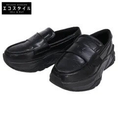 【新品・未使用】PUMA ブラック ローファー 厚底 23.0 センチ 中古・古着通販】PUMA (プーマ) ローファー ブラック サイズ:23