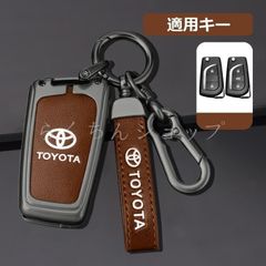 ◆トヨタ TOYOTA◆深錆色/ブラウン◆スマート キーケース 車 キーカバー キーホルダー 電波障害なし 優質なTPU材料を使用して 耐衝撃◆C番