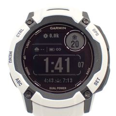 GARMIN ガーミン INSTINCT 2X Dual Power タフネスGPSウォッチ Whitestone メンズ 腕時計【いおき質店】