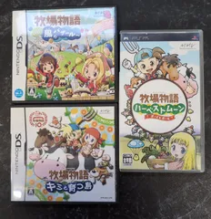 GI3【現状品】任天堂 DS 牧場物語 風のバザール キミと育つ島 ニンテンドー Nintendo SONY ソニーPSP ハーベストムーン
