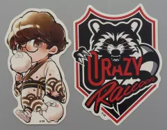 【中古】シール・ステッカー Jasper7se ステッカー2枚セット 「DMMスクラッチ! Crazy Raccoon スクラッチ第三弾」 E-4賞