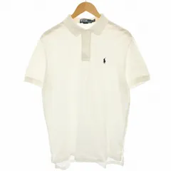 ポロ バイ ラルフローレン Polo by Ralph Lauren ポロシャツ カットソー スモールポニー 半袖 L 白 ホワイト MNBLKNIM100196 /HN