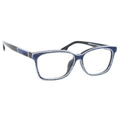 【DIESEL / ディーゼル】メンズ レディース メガネフレーム (DL5137-F 005 BL×BK) ブルー×ブラック ウェリントン アジアンフィット [新品] [訳あり]