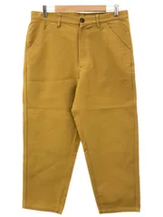 COMME des GARCONS SHIRT BOY コムデギャルソン シャツボーイ 18SS クロップドコットンテーパードパンツ マスタード M S26929のサムネイル