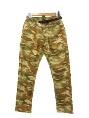 グラミチ GRAMICCI カモフラージュ ニューナローパンツ CAMO NN-PANTS GMP-15F003 S ブラウン系 ベージュ系 迷彩 ボトムス