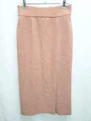 ◇ Θ green label relaxing グリーンレーベル UNITED ARROWS 膝下丈 タイト スカート サイズ38 レッド系 レディース P  【1408200036628】