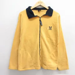 S/古着 長袖 フリース ジャケット メンズ 90s マウイ 黄他 イエロー 25jan09 中古 アウター