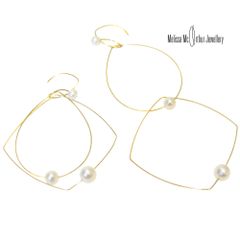 ロンドンMelissa Mcarthur 3WAYワイヤーピアス22k