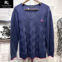 バーバリーブラックレーベル  Vネック ニット 2 メンズ セーター BURBERRY BLACK LABEL