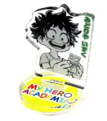 【中古】アクリルスタンド・アクリルパネル 緑谷出久(カード持ち) 「僕のヒーローアカデミア アクリルminiフィギュア ～The childhood of the “MHA” characters～第1弾」