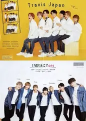【中古】ポスター ピンナップポスター(二つ折) Travis Japan/IMPACTors Wink up 2021年1月号 綴じ込み付録