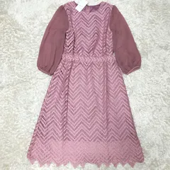 【未使用品】Ranan　長袖ワンピース　レース　Ｌサイズ　ドレス　ロング