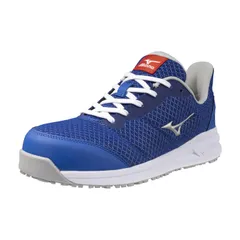【新品・2営業日で発送】MIZUNO(ミズノ) ミズノ プロテクティブスニーカー オールマイティ FSII11L ブルー×シルバー×ホワイト 250 (F1GA240327250 7217)