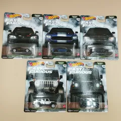 【D13781】Hot Wheels ワイルドスピード FURIOUS FLEET 5台セット