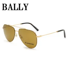 バリー BALLY BY0007-H 28E 62 サングラス アジアンフィット UVカット 紫外線カット ノーズパッド 鼻あて メンズ レディース ブラウン ゴールドのサムネイル