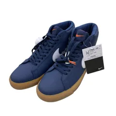試着程度 NIKE SB FJ1680-400 US8.5 26.5cm SB ZOOM BLAZER MID NAVY GUM