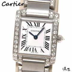 【ダイヤブレス】カルティエ タンクフランセーズ SM 極美品 加工後未使用 レディース SS Cartier 時計 腕時計 中古【送料無料】