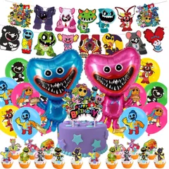 ポピープレイタイム4 バルーンセット　誕生日ガーランド　バギーワギー