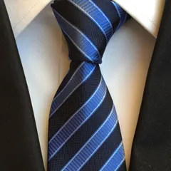 ネクタイ 結婚式　発表会　七五三 　ビジネス　パーティー イベント ダンスパーティー 成人式　卒業式 入学式 入社式　父の日　ストラップ柄 ブラック色 ネイビー色 ブルー色 ワイシャツ スーツ 格安 小物　メンズネクタイ
