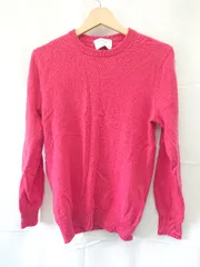 ◇ ⊇ green label relaxing グリーンレーベルリラクシング カシミヤ 長袖 ニット セーター サイズS ピンク系 レディース E  【1507160015343】