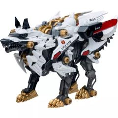 hmm ライガーゼロ 塗装組み立て済み メタリック塗装 白銀の獣機神