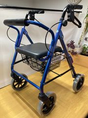 美品】竹虎 ハッピーⅡNB 歩行車 シルバーカー 折りたたみ 座面 介護