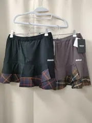 再値下げ！✨️アドミラル2025秋冬最新作✨️アシメレイヤードチェックフレアスコート（ATLA552）