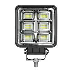 送料無料.. 4インチ ストロボ機能 78W 3モードタイプ LED ワークライト 作業灯 警告灯 投光器 新品 4x4 トラック 4C-78W 12V/24V 2個 新品