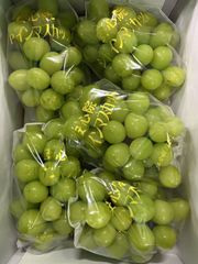 増量！！2Kg 九州産　シャインマスカット【送料無料】【綺麗】【2キロ】【3房〜6房】　送料無料  『シャインマスカット始まりました』【クール便】　フルーツ　果物