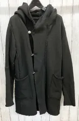 RESOUND CLOTHING ニットコート リサウンドクロージング ロングカーディガン ブラック コンチョボタン ブラック サイズ2 冬