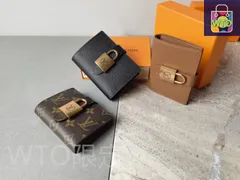 【今日特価】Louis Vuitton ルイ・ヴィトン ポルトフォール・ローイ・コンパクト 財布 小牛皮製で風格的な金具を装飾