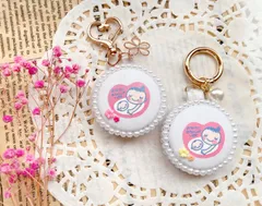 【くるみversion】マタニティマーク キーホルダー お花