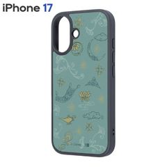 iPhone17 케이스 디즈니 재스민 알라딘 아이콘 모티브 디자인 くすみ 칼라 캐릭터 상품 내 충격 스마트 폰 커버 에어 쿠션 하이브리드 [유 패킷으로 7 영업일 이내 발송]