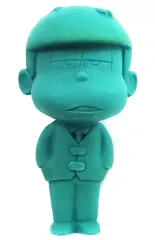 【中古】トレーディングフィギュア 一松(グリーン) 「おそ松さん ガチャ松 消しゴムフィギュア」