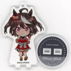 【中古】キーホルダー キタサンブラック 「ウマ娘 プリティーダービー Season 3×animatecafe トレーディングアクリルキーホルダー」