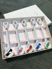蝶柄スプーン５点セット