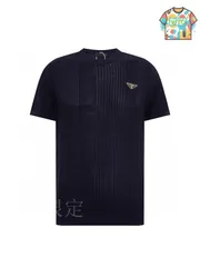 【今日WTO】Prada 三角標識 丸首ニット半袖 T-RR33