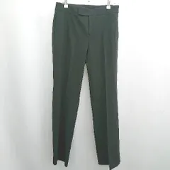 ◇ Θ UNITED ARROWS ユナイテッドアローズ 無地 スラックスパンツ サイズ38 ブラック系 レディース メンズ E  【1506230028818】