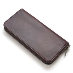 o50 長財布 レディース メンズ 本革 栃木レザー ブラウン 二つ折り財布 