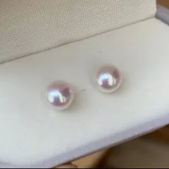 パールピアス 本真珠 小粒 淡水パール　絶品彩凛絶級　ホワイトカラー　ベビーパール 刻印 5-10mm シルバー 高品位な輝き ピアス