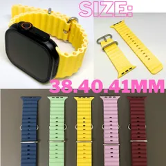 【未使用】Apple Watch バンド シリコン 38mm 40mm 41mm 全5色