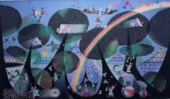 藤城清治　空飛ぶ遊園地　20作限定作品 藤城清治 空飛ぶ遊園地 20作限定作品 藤城清治 空飛ぶ遊園地