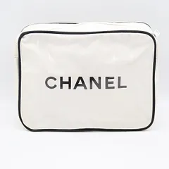 シャネル ノベルティポーチ 化粧ポーチ ホワイト エナメル系 ブランド ファッション小物 KMR 2000000 NSK