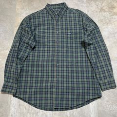 【90s】CHAPS Ralph Lauren  チェックシャツ  ブラックウォッチ  L size  グリーン  緑  チャップス ラルフローレン 長袖シャツ  古着
