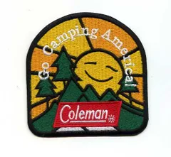 １枚　Coleman(コールマン) 太陽 輸入ワッペンのサムネイル