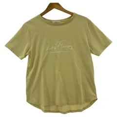 any SiS  エニィスィス   刺繍半袖Ｔシャツ size2/イエローベージュ系